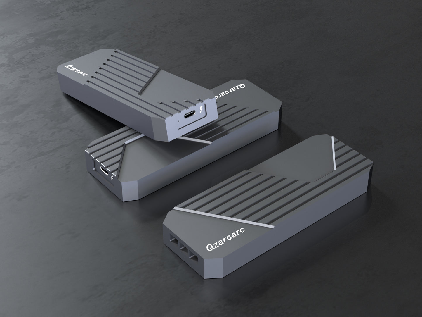 Qzarcarc全智科技 雷电3/4 Thunderbolt3/4 40g Nvme外置固态硬盘盒