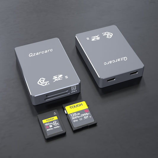 Qzarcarc全智科技 Cfexpress Type A+SD二合一 10gbps高速读卡器